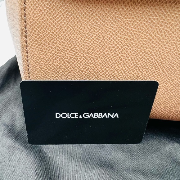 Authentic DOLCE & GABBANA large Sicily leather top handle, handbag. Brand New. - Picture 11 of 15